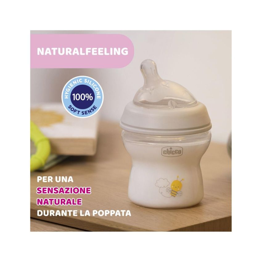 Biberon Unisex Chicco Natural Feeling 150ml Flusso Lento