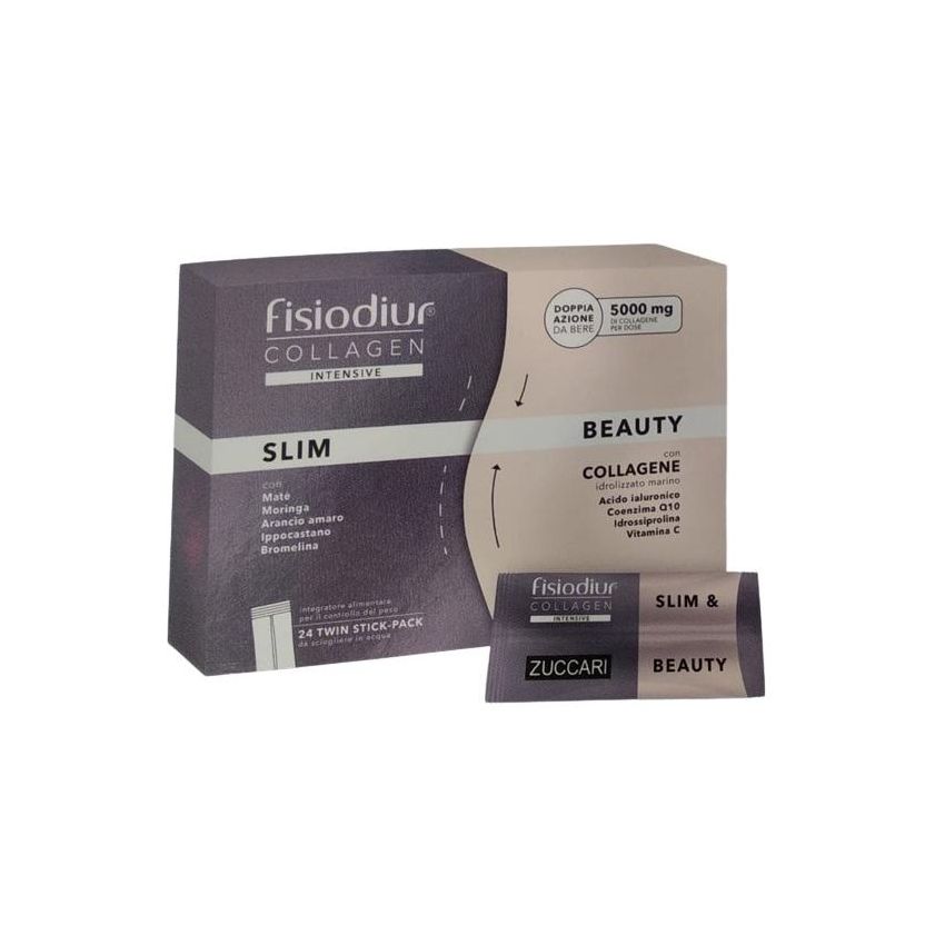 Zuccari Fisiodiur Slim&Beauty Collagen - Confezione da 24 Stick