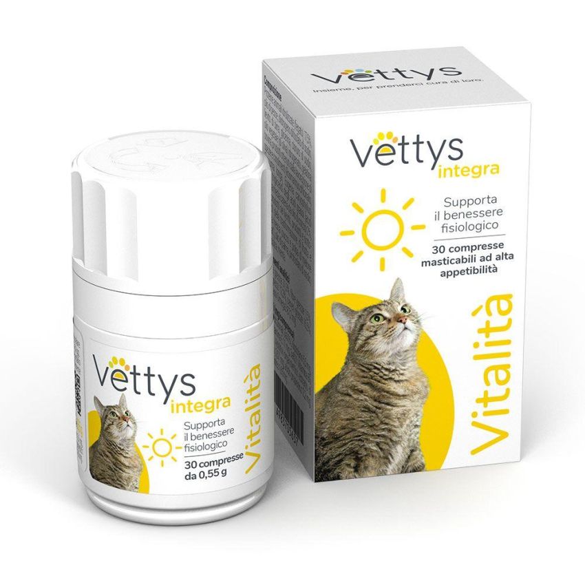 Vettys Integratore Vitalità per Gatti - 30 Compresse