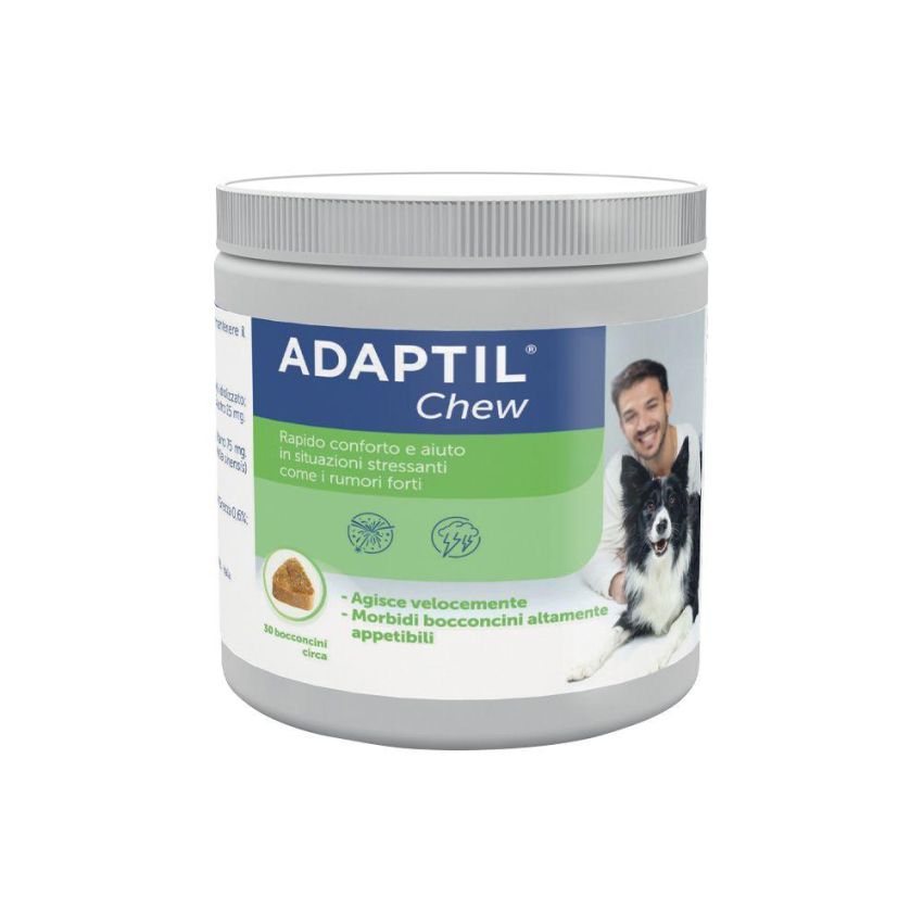 Adaptil Chew Bocconcini Calmanti per Cani - Confezione da 30