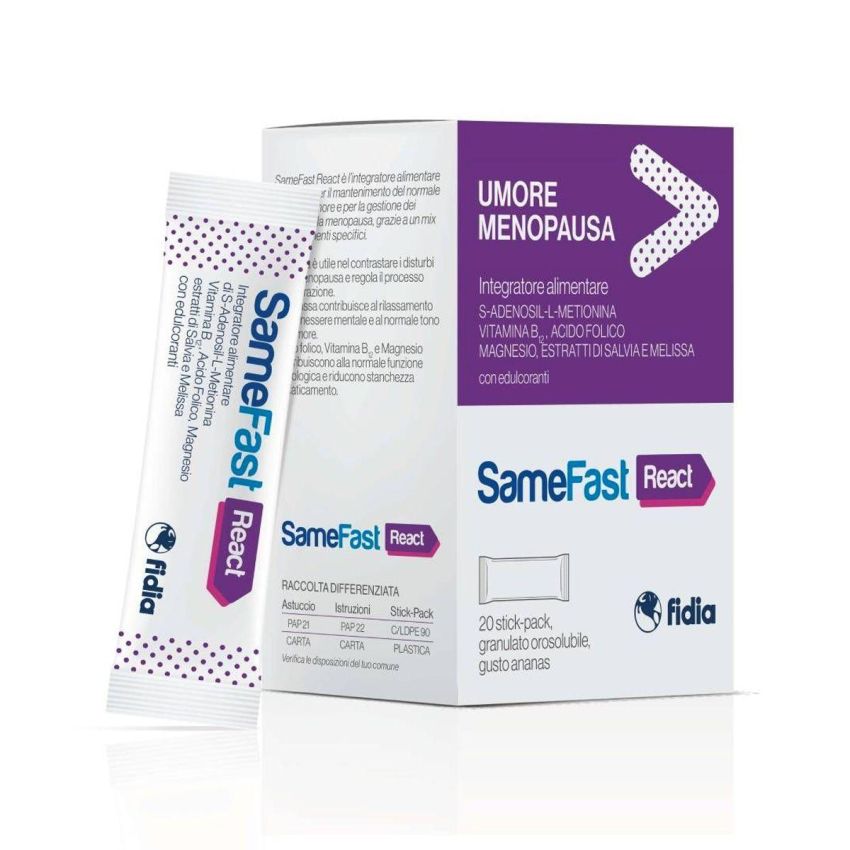 Samefast React Rapid Energy Boost 20 Stick Pack
