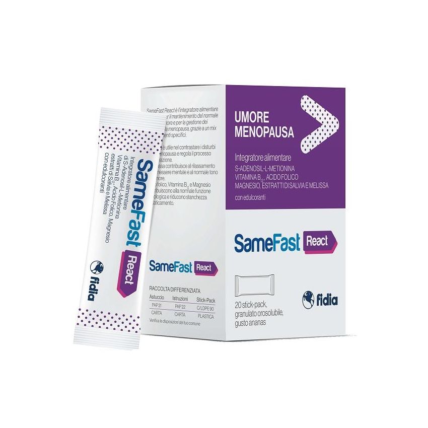 Samefast React Rapid Energy Boost 20 Stick Pack