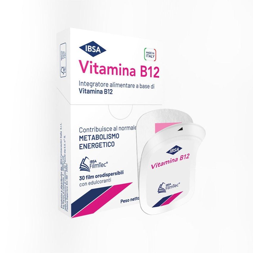 Ibsa Vitamina B12 - Confezione da 30 Pastiglie Orali