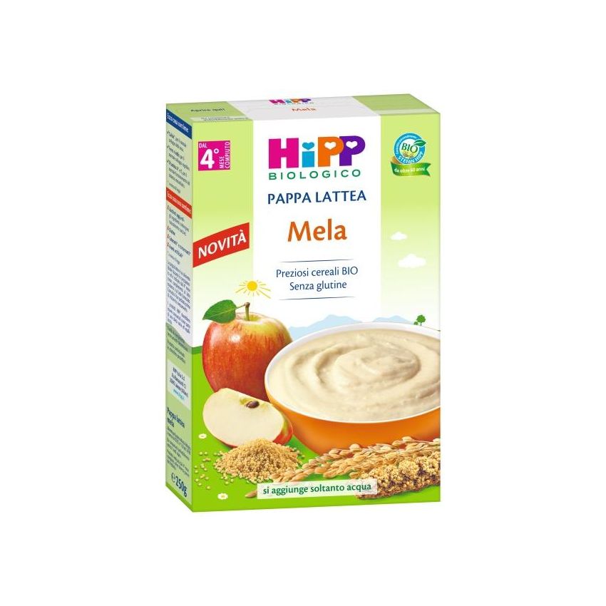 Hipp Bio Crema di Riso alla Mela Biologica per Bambini di 4 Mesi+, 250g