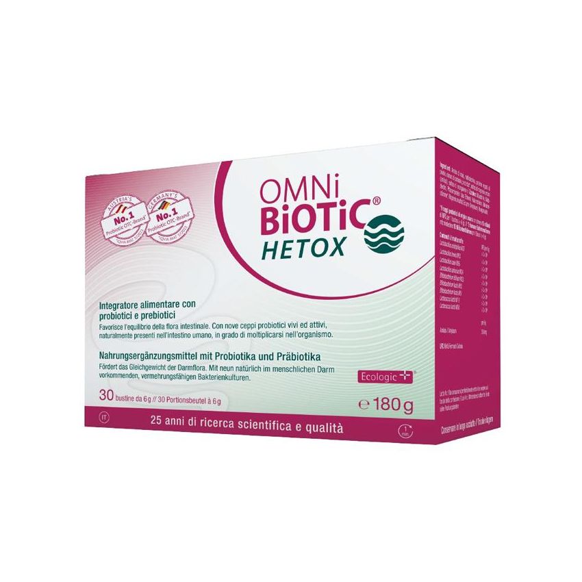 OMNI Biotic HETOX - Integratore Probiotico, 30 Bustine
