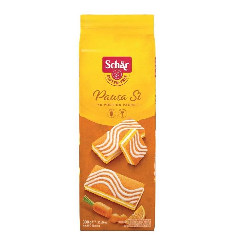 Schar Pausa Si Merendine Gusto Carota/Arancia 300g