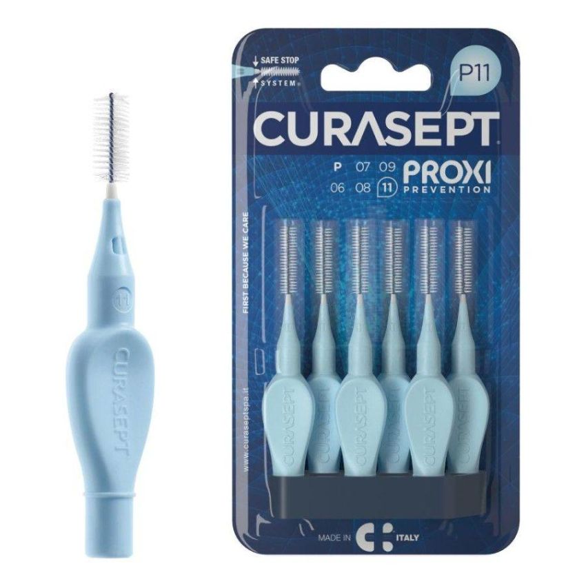 Curasept Proxi Prevention P11 - Scovolini Interdentali 1.1mm - 6 Pezzi