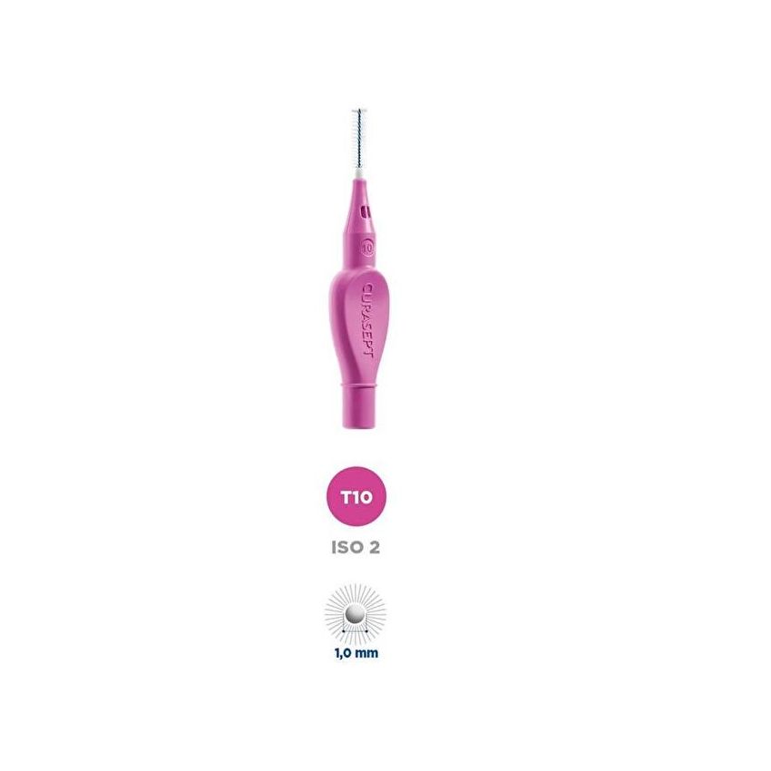 Curasept Proxi Treatment T10 - Set di 6 Scovolini Interdentali da 1mm