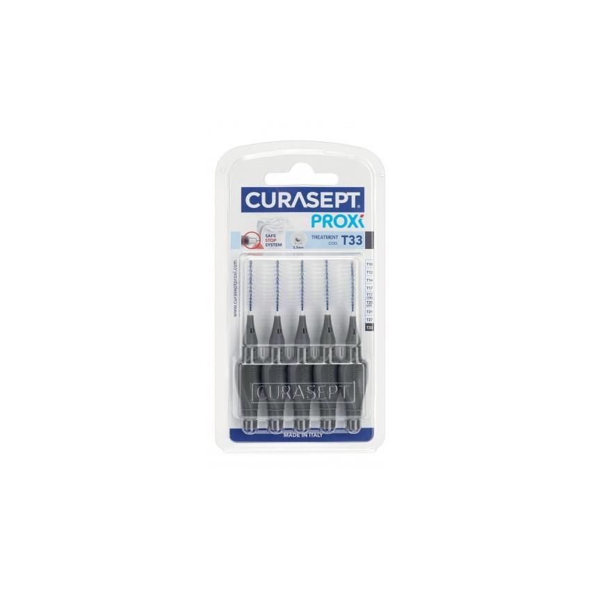 Curasept Proxi T33 Antracite, Confezione da 6 Pezzi