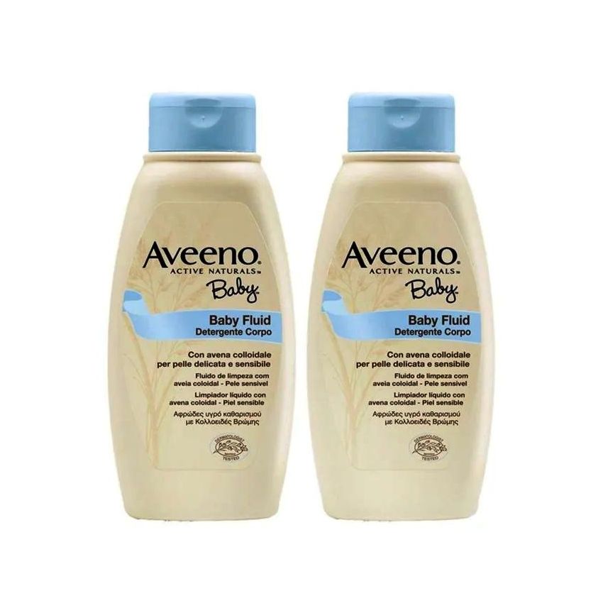 Confezione Doppia Aveeno Baby Detergente Corpo - 2 x 400ml