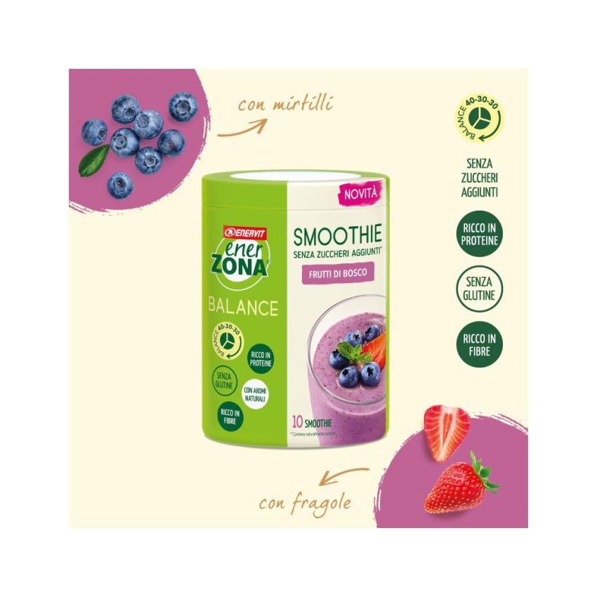 Enerzona Smoothie di Frutti di Bosco 300g