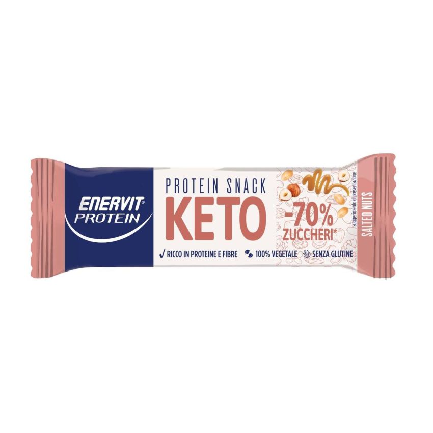 Enervit Protein Keto-Friendly Salted Nuts Snack - 35g