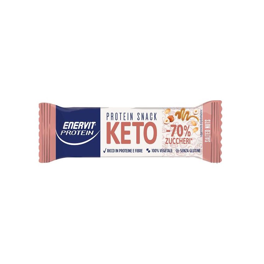 Enervit Protein Keto-Friendly Salted Nuts Snack - 35g