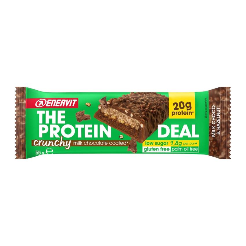 Enervit Crunchy Hazelnut Protein Bar 55g