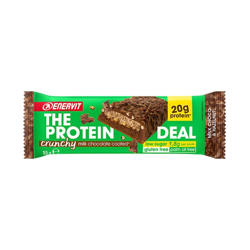 Enervit Crunchy Hazelnut Protein Bar 55g