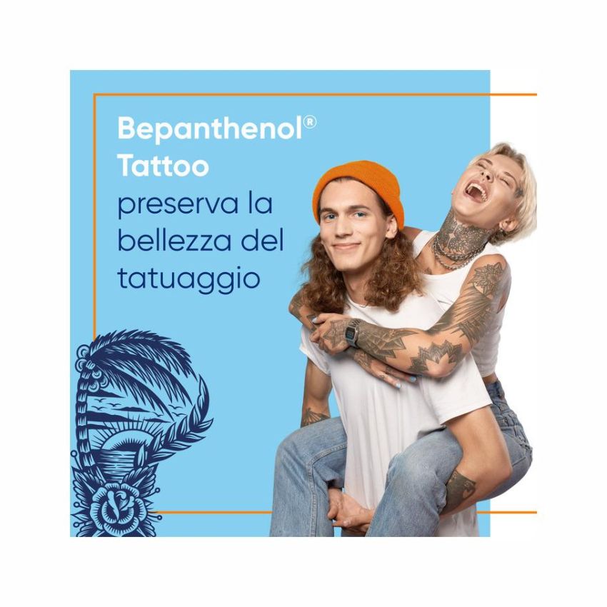Crema Solare Protettiva SPF 50+ Bepanthenol Tattoo - 50ml
