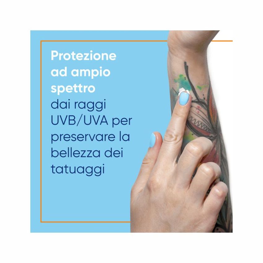 Crema Solare Protettiva SPF 50+ Bepanthenol Tattoo - 50ml