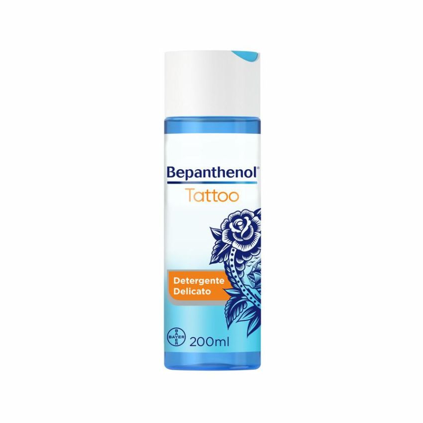 Bepanthenol Tattoo - Detergente Gel Delicato senza Sapone, 200ml