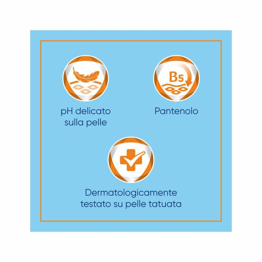Bepanthenol Tattoo - Detergente Gel Delicato senza Sapone, 200ml