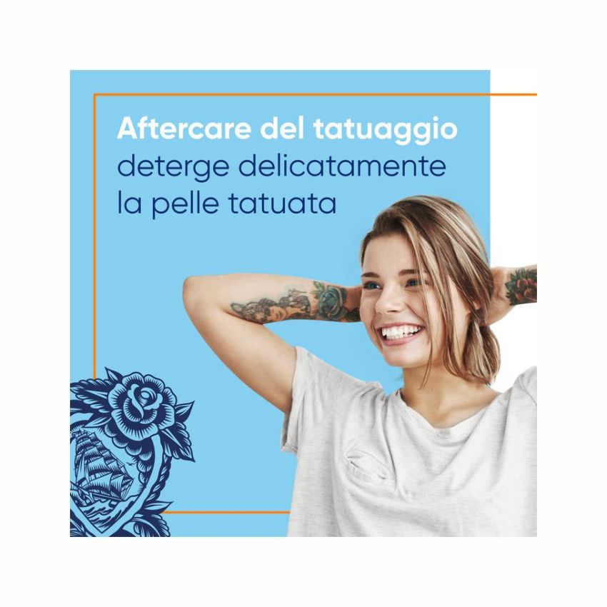 Bepanthenol Tattoo - Detergente Gel Delicato senza Sapone, 200ml