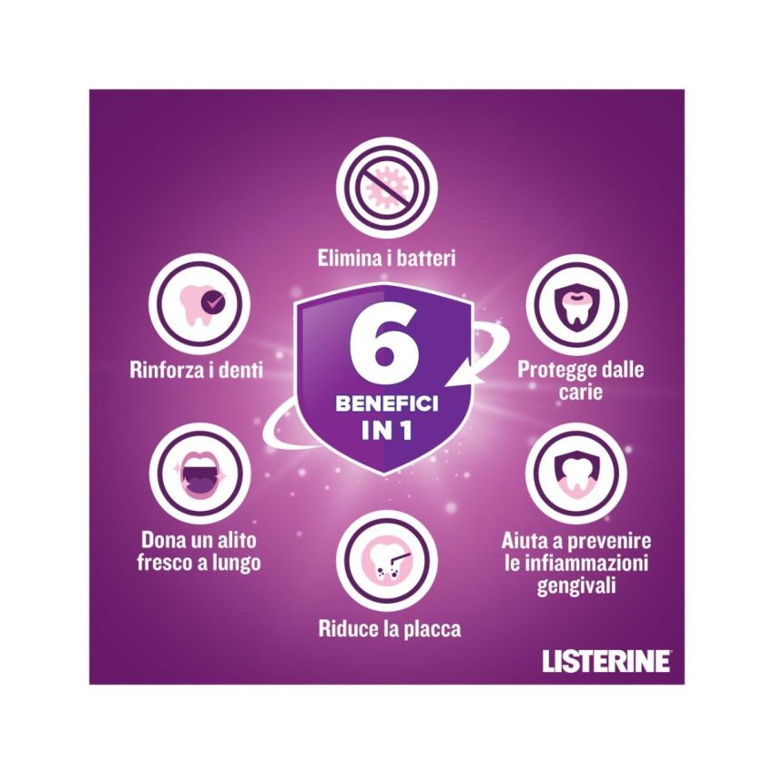 Collutorio Listerine Total Care 500ml