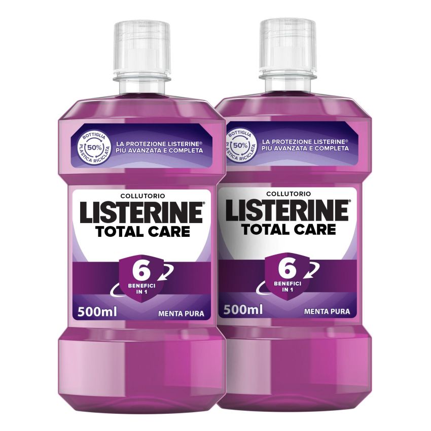 Listerine Total Care Collutorio Doppio Pack da 500ml
