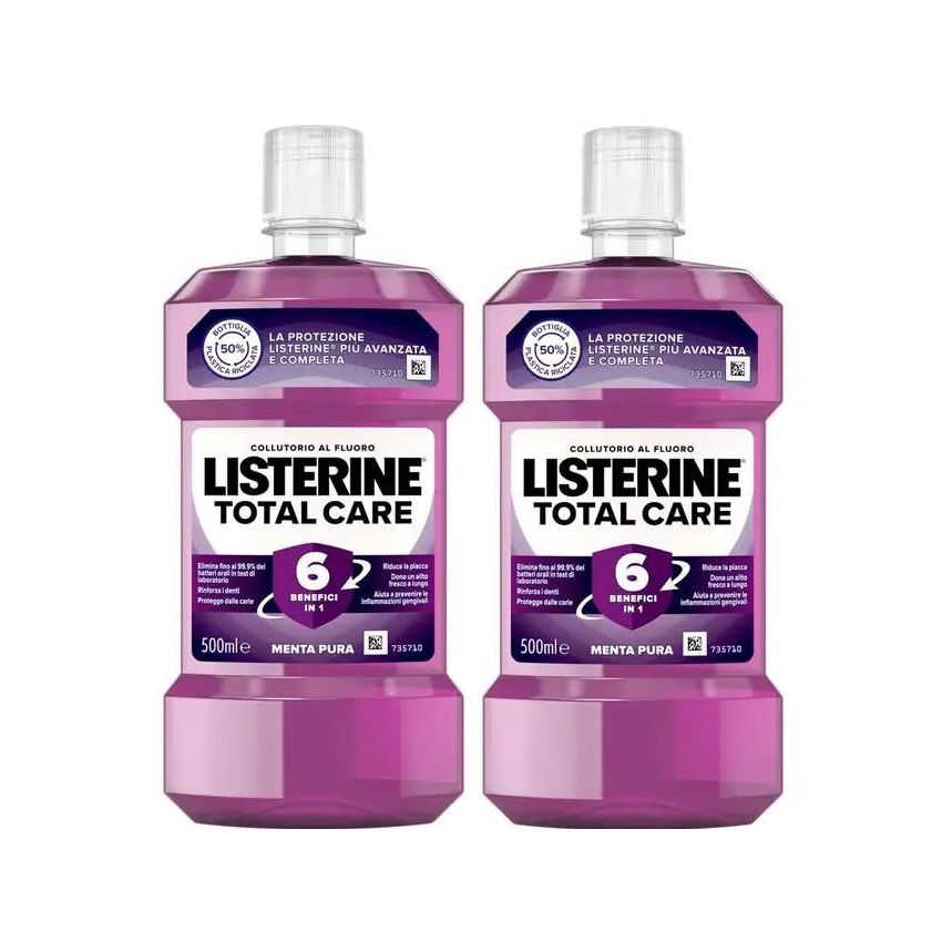 Listerine Total Care Collutorio Doppio Pack da 500ml