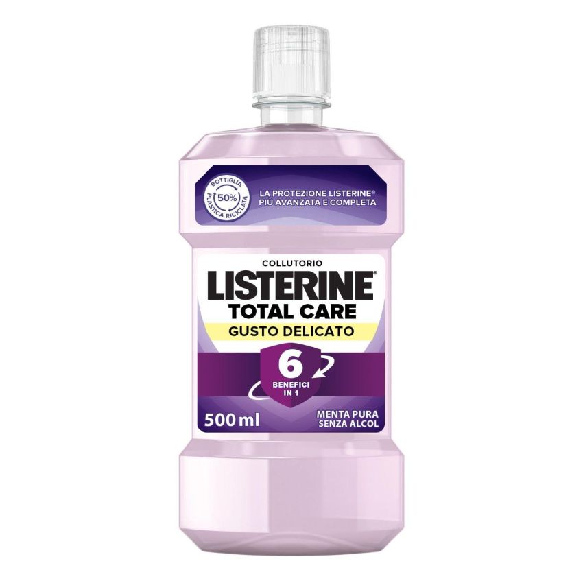 Collutorio Listerine Total Care Gusto Delicato - 500ml