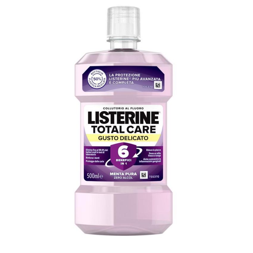 Collutorio Listerine Total Care Gusto Delicato - 500ml