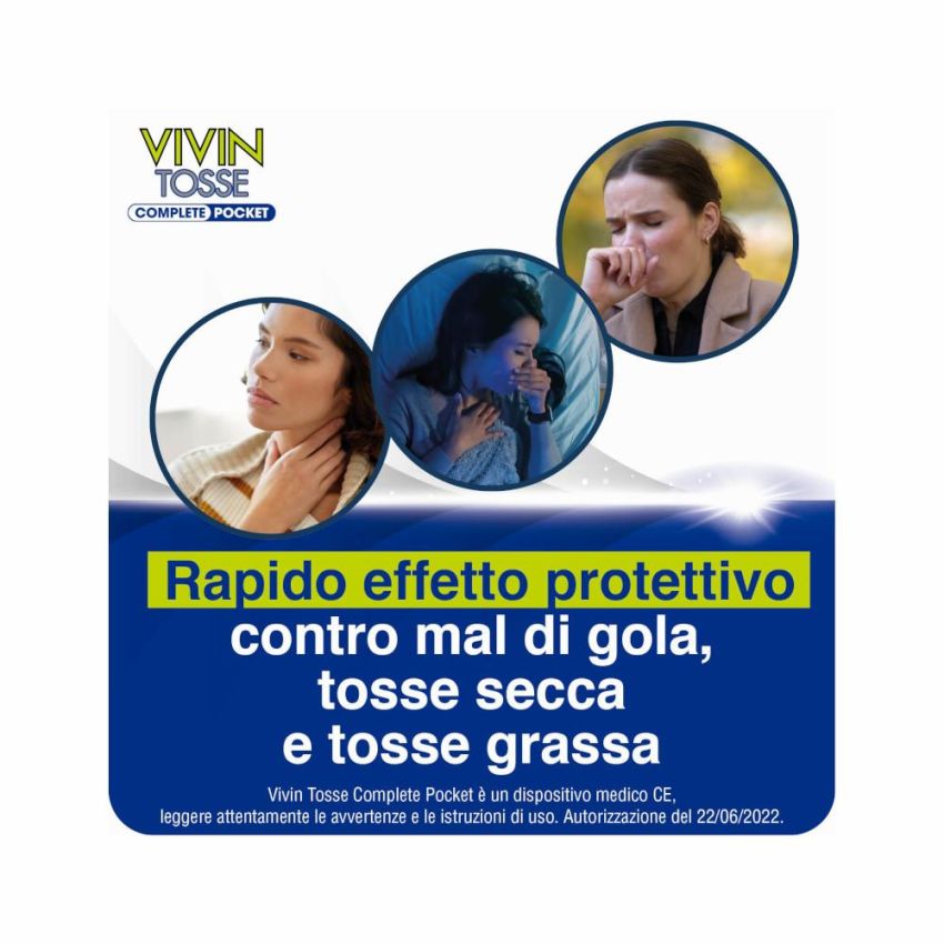 Vivin Tosse Completa: Pacchetto da 14 Bustine Monodose Portatili