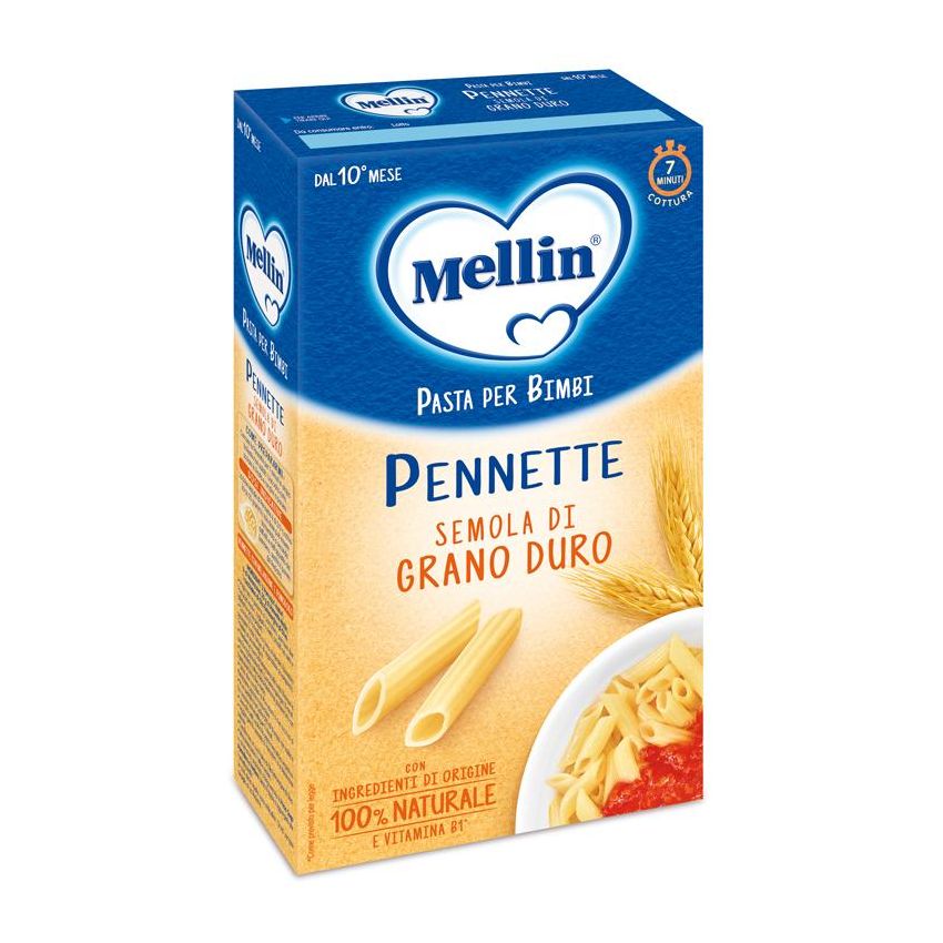 Mellin Pennette Pasta di Alta Qualità per Bambini, 280g