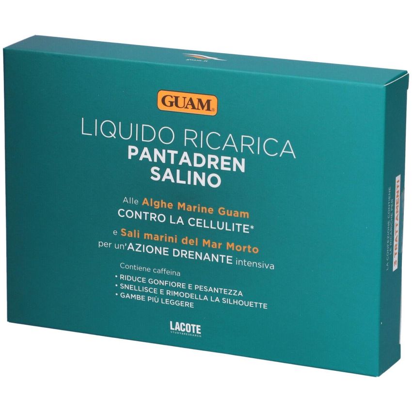 Ricarica Salino Guam Pantadren - Confezione da 3 Buste da 100ml