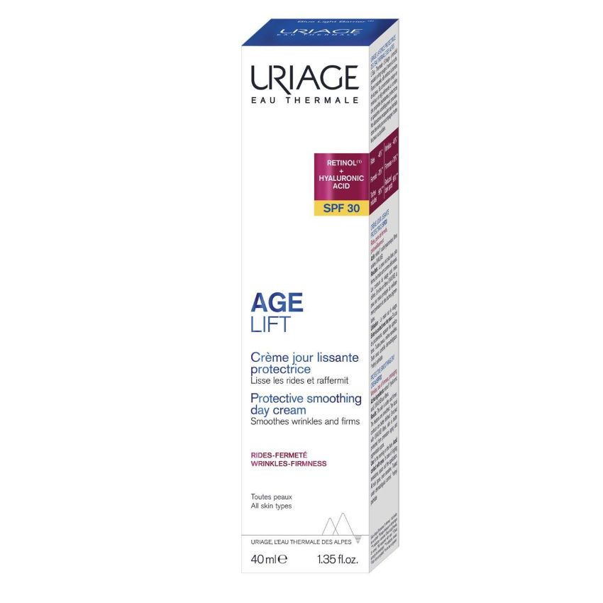 Uriage Age Lift Crema Levigante per il Giorno SPF30, 40ml
