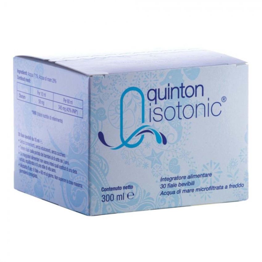 Quinton Isotonic Plasma, Confezione da 30 Fiale da 10ml