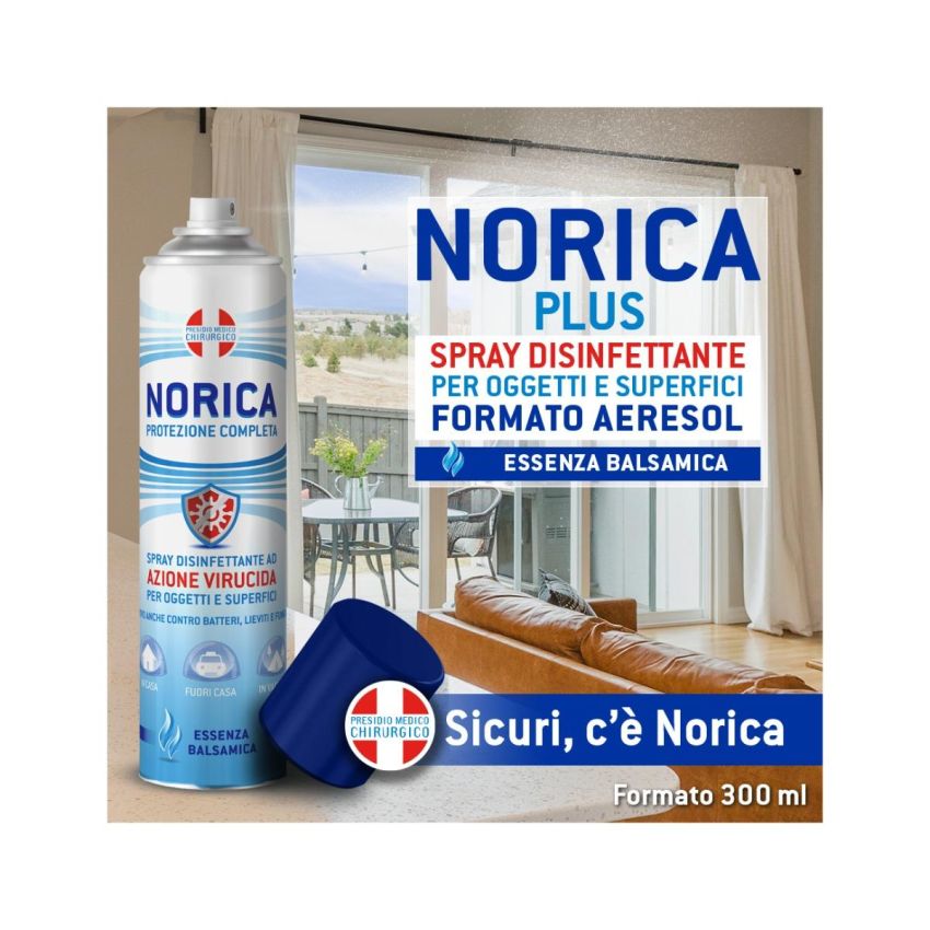 Spray Disinfettante Norica - Azione Virucida Completa - 300ml