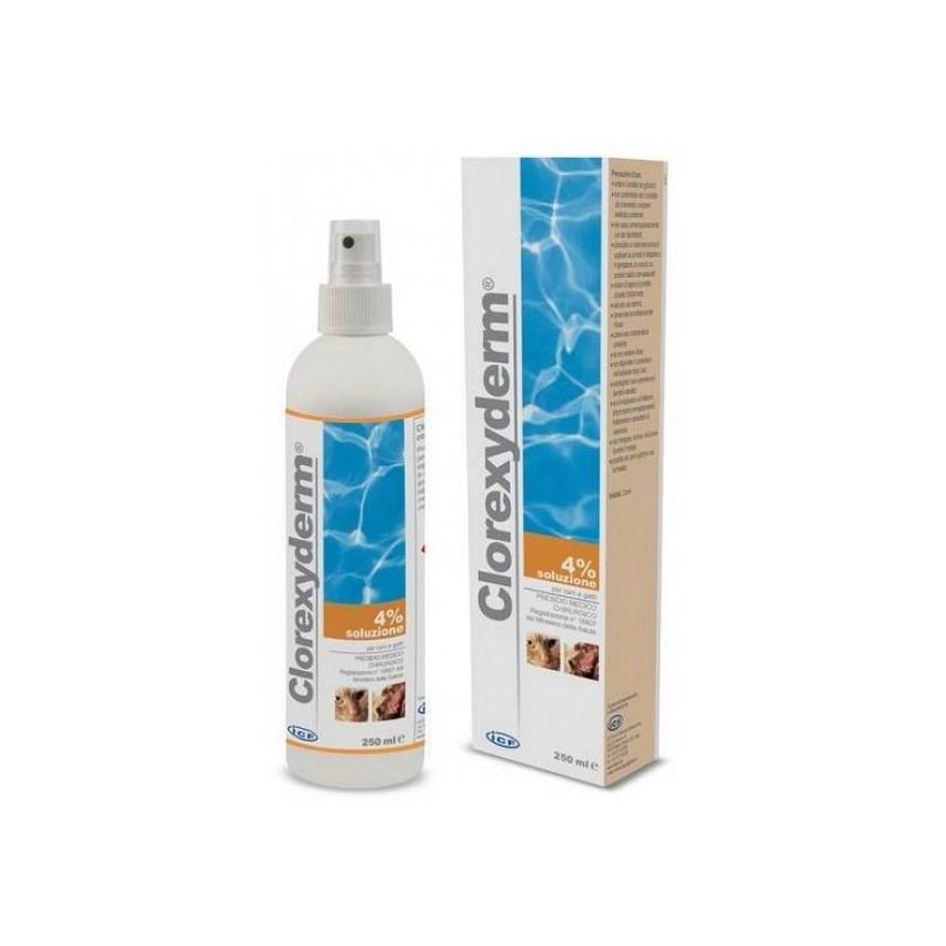 Clorexyderm Soluzione Disinfettante 4% per Cani e Gatti - 200ml