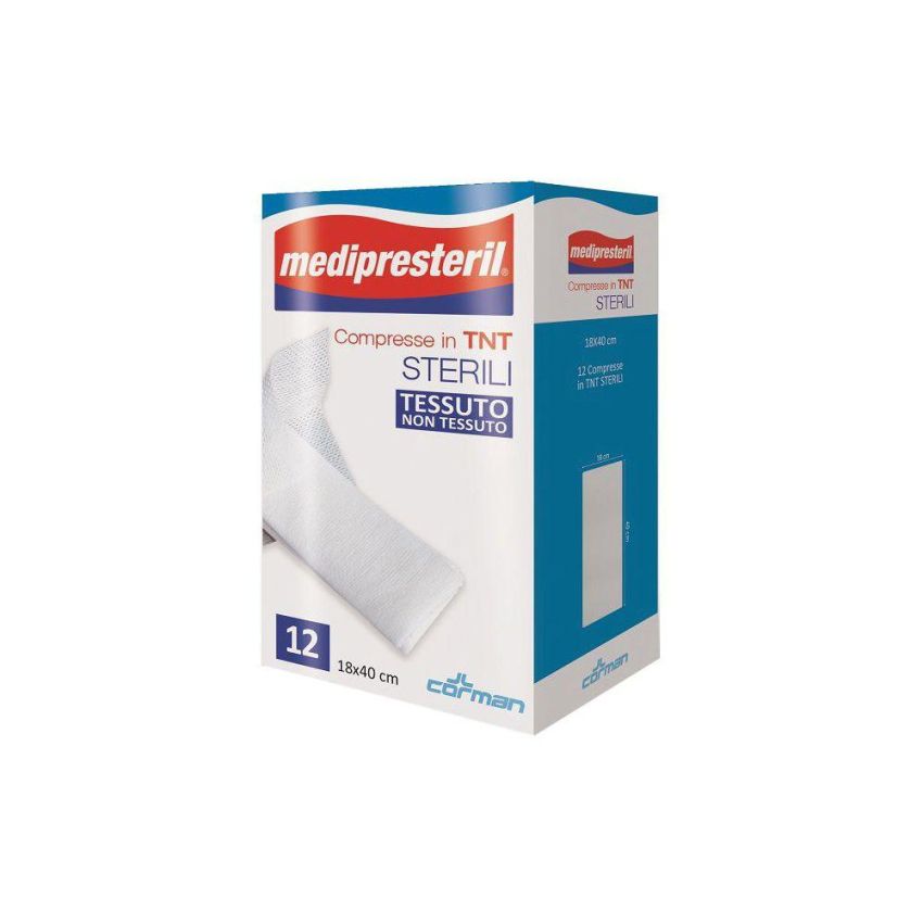 Compresse Sterili Medipresteril in TNT, 18x40cm - Confezione da 12 Pezzi