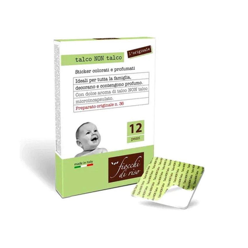 Set di 12 Stickers Fiocchi di Riso - Profumo di Talco Senza Talco