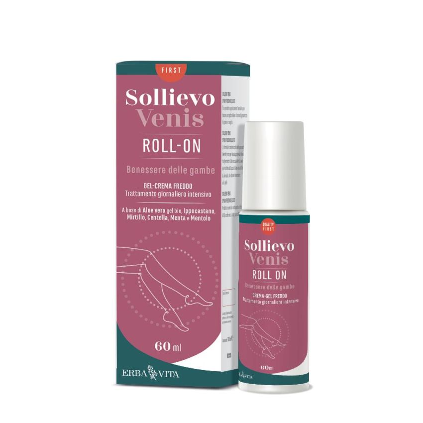 Erba Vita Venis Sollievo Roll-On 60ml