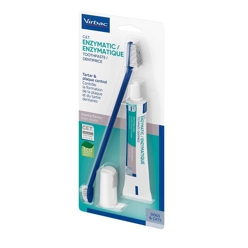 Virbac Kit Completo per Igiene Orale di Cani e Gatti