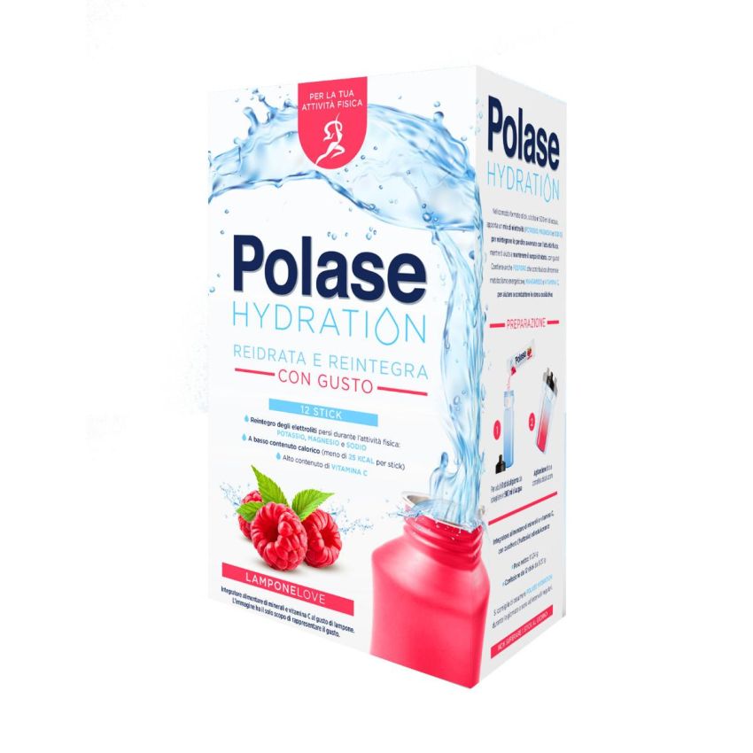 Polase Integratore Idratante con Magnesio e Potassio - 12 Stick Pack