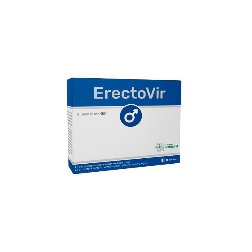 Erectovir - Integratore Maschile per la Potenza Sessuale, 16 Bustine