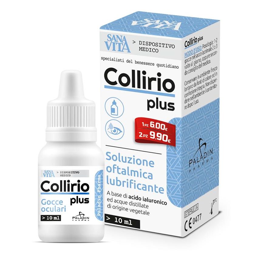 Sanavita Plus Collirio Idratante da 10ml