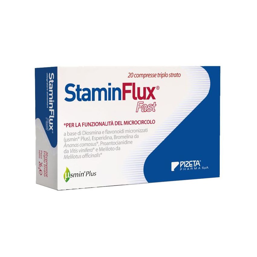 Staminflux Fast - Energia e Resistenza - 20 Compresse Effervescenti