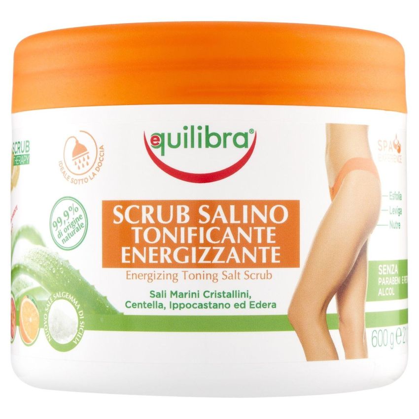 Equilibra Energizzante Scrub Salino Tonificante - 600g