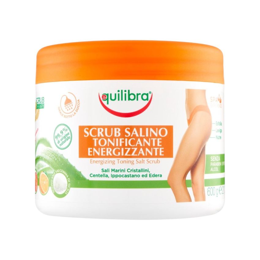 Equilibra Energizzante Scrub Salino Tonificante - 600g