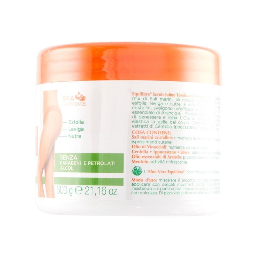 Equilibra Energizzante Scrub Salino Tonificante - 600g