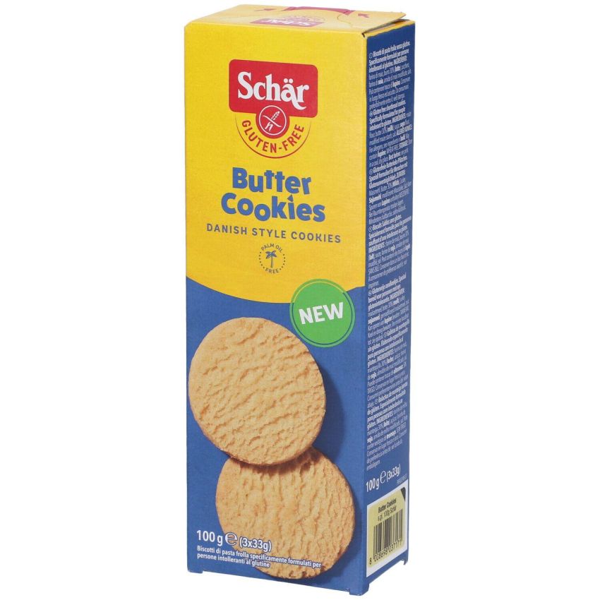 Schar Butter Biscotti Cookies - Multipack di 3x33g