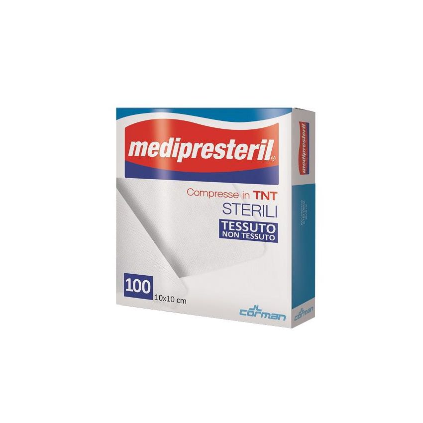 Garza Medipresteril Compressa TNT, 10x10 cm, 100 Pezzi