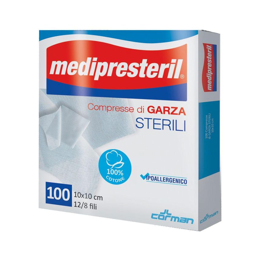 Medipresteril Compresse Sterili in Garza - 12/8 Fili, 10x10cm